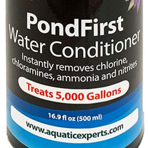 water conditioner and dechlorinator for backyard pond